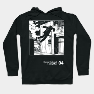 Blonde Redhead - Falling Man / Minimalist Graphic Artwork Design Hoodie